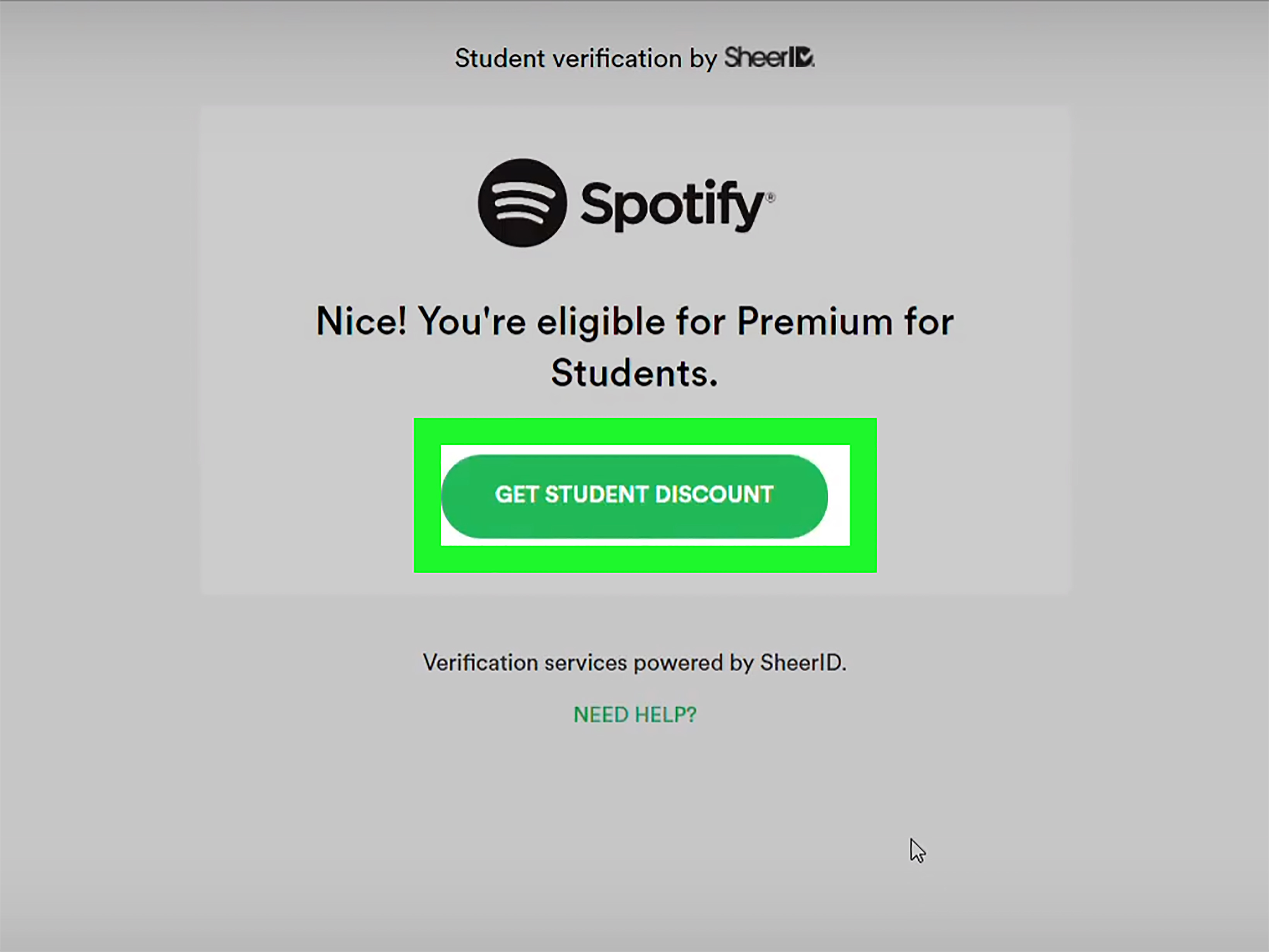 One month free spotify premium